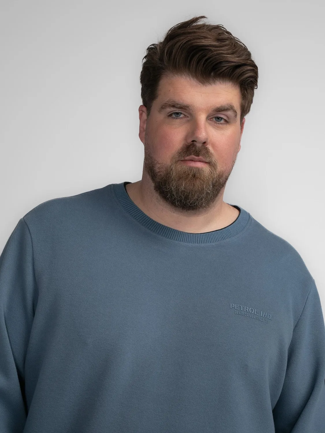 Petrol Industries Kavik sweater Light Shadow 3XL-6XL
