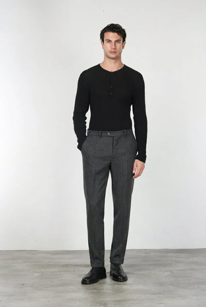 Mason's Paris chino bukser gunmetal carrot fit