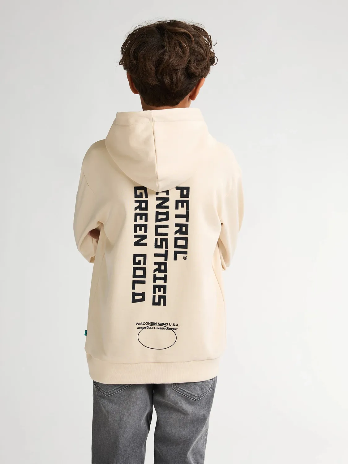 Petrol Industries Mendocino hoodie backprint bomuld