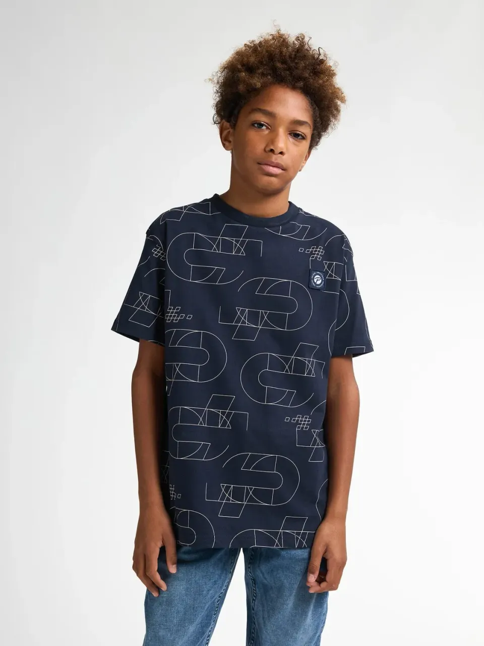 Petrol Industries Marlinview t-shirt drenge all-over print