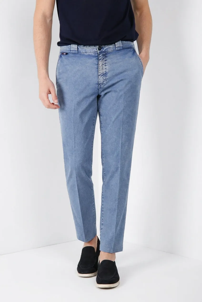 Mason's Madison M74 chinos indigo carrot fit