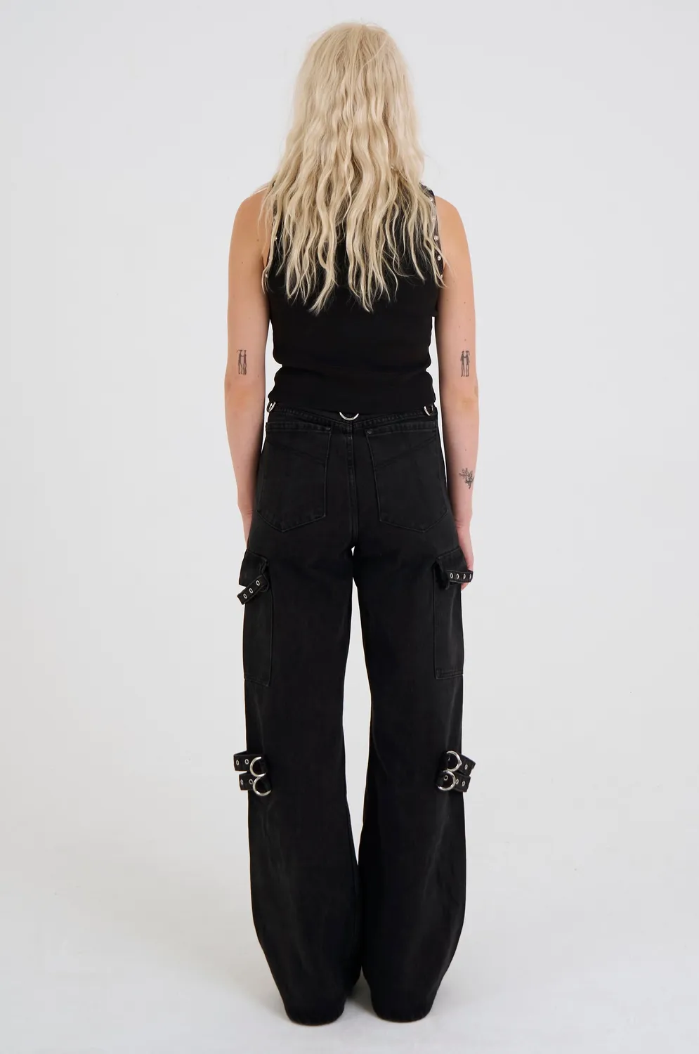 The Ragged Priest Bondage Baggy Hardware jeans sort