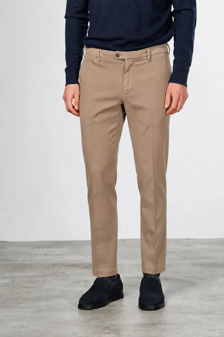 Mason's New York chinobukser taupe cashmere regular