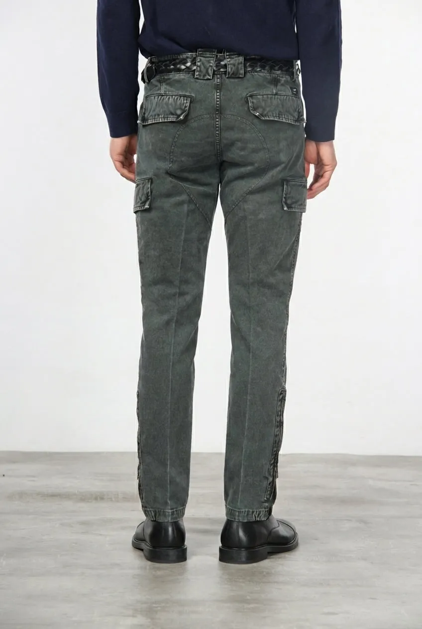 Mason's Bolivia cargobukser mørk oliven regular fit