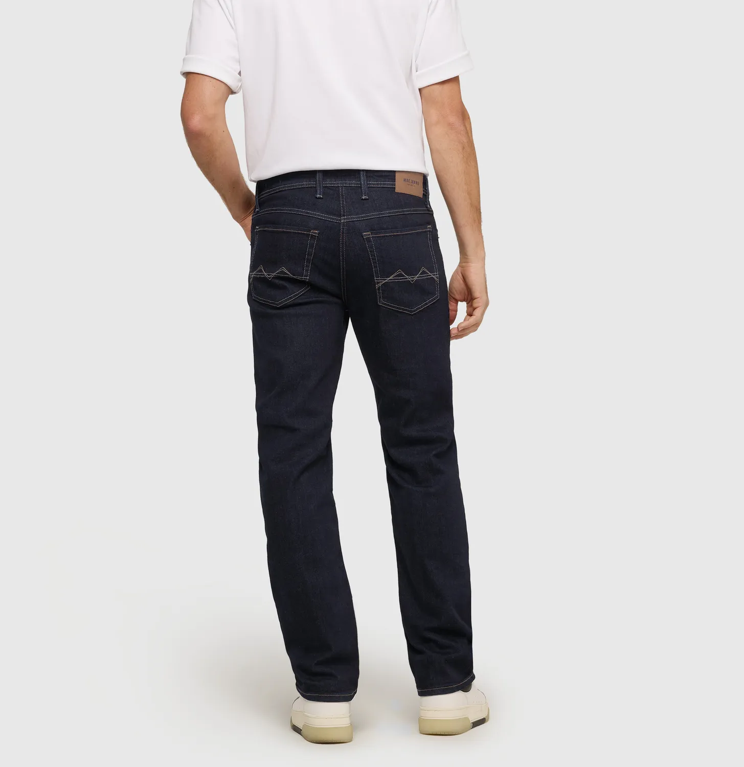 MAC Arne modern jeans mørkeblå stretch