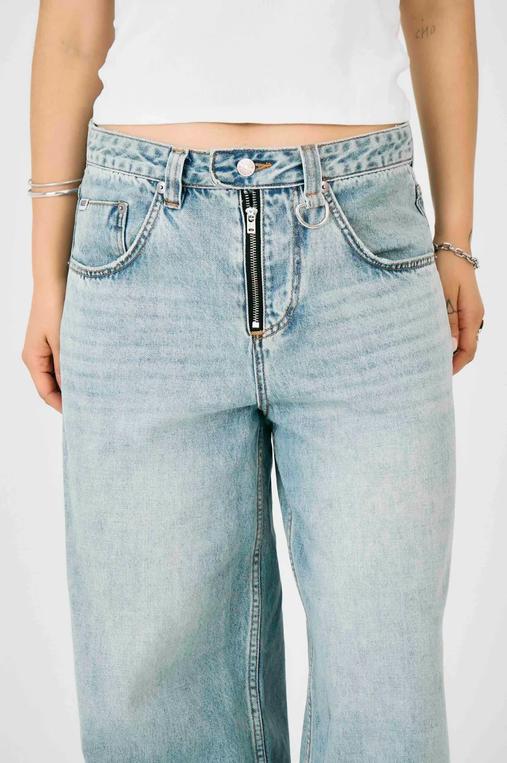 THE RAGGED PRIEST Slim Sweeper jeans lys vask rigid