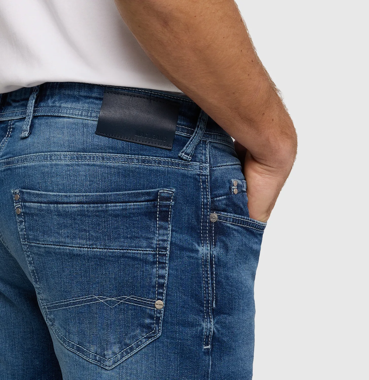 MAC Ben 0384 jeans blå regular fit