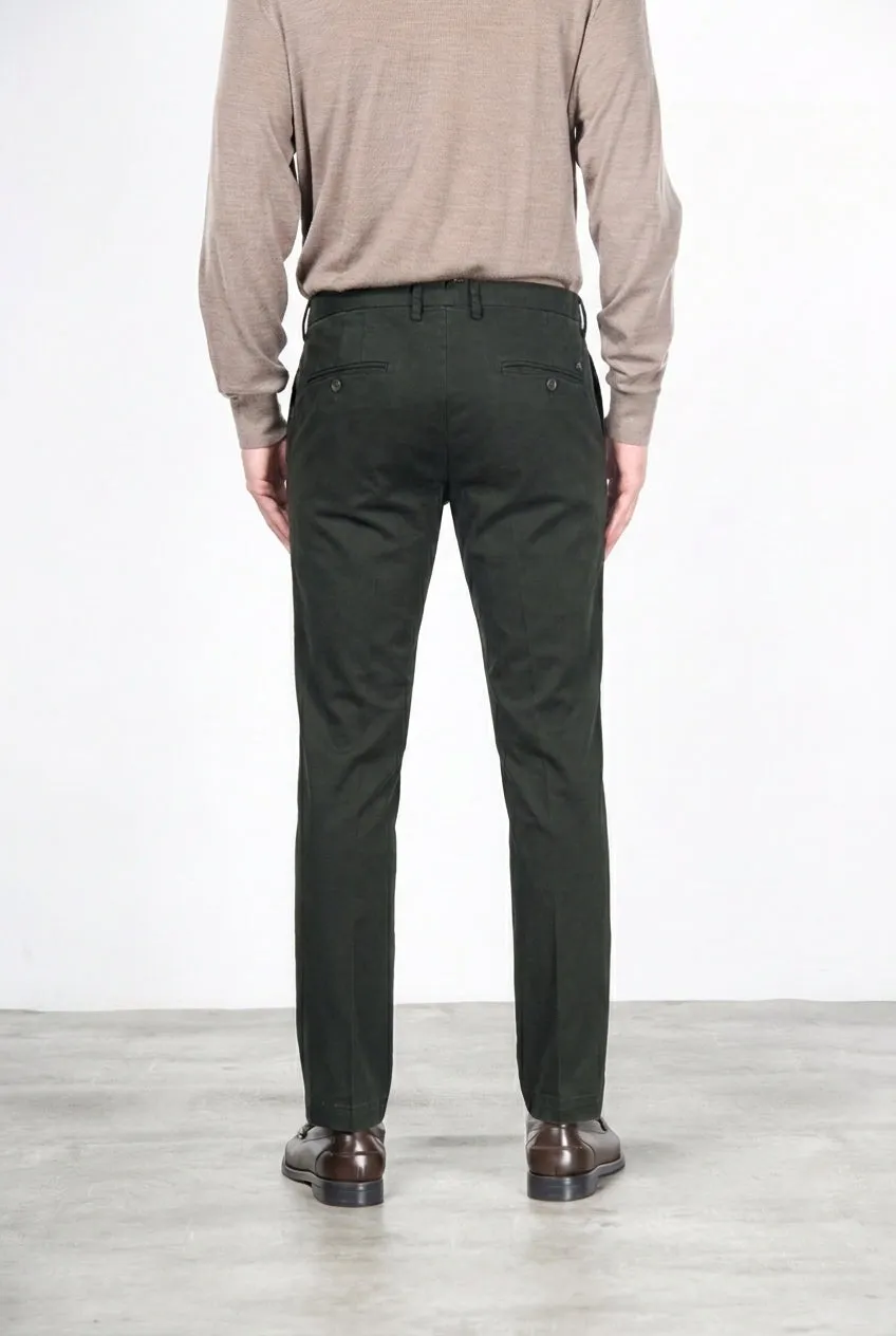 Mason's New York chino bukser mørkegrøn gabardine