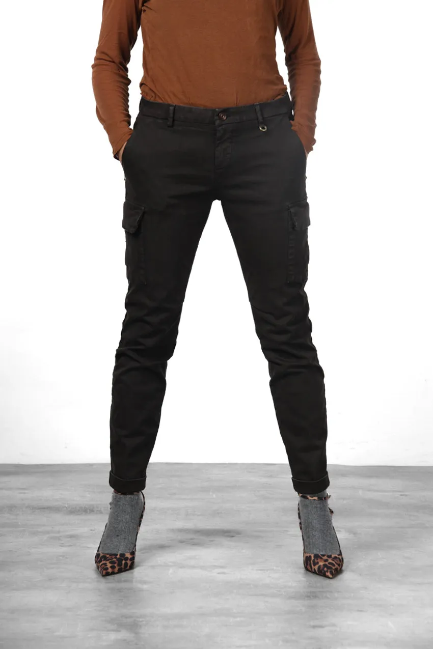Mason's Chile City cargobukser mørkebrun slim fit