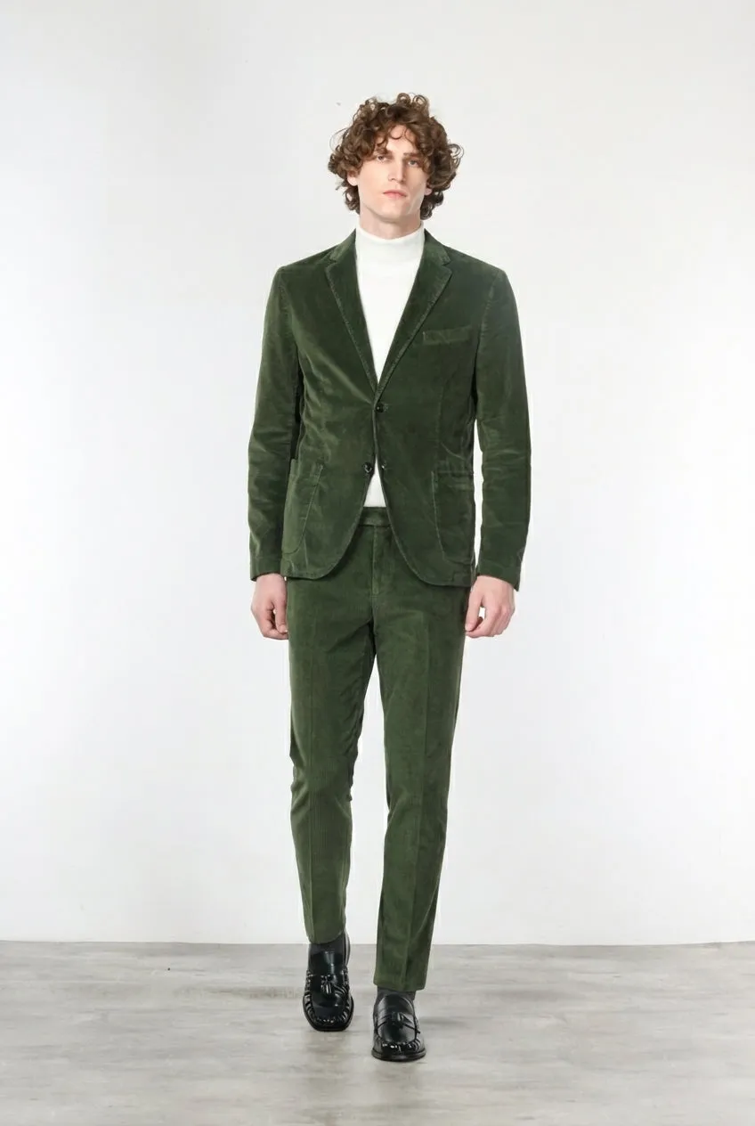 Mason's Milano Jogger chino herre skovgrøn smal fløjl