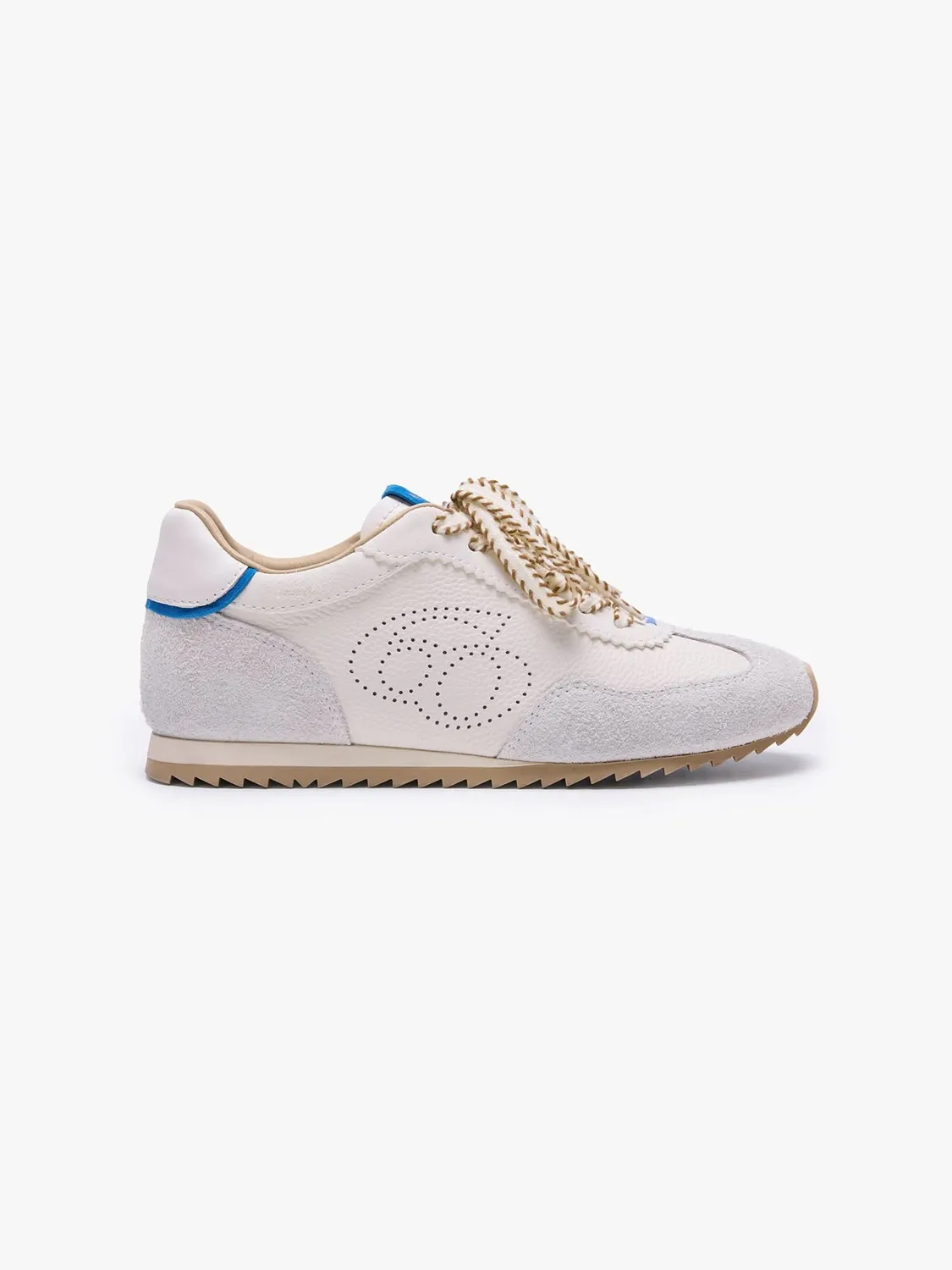 Miss Sixty snøresko sneakers off white patchwork