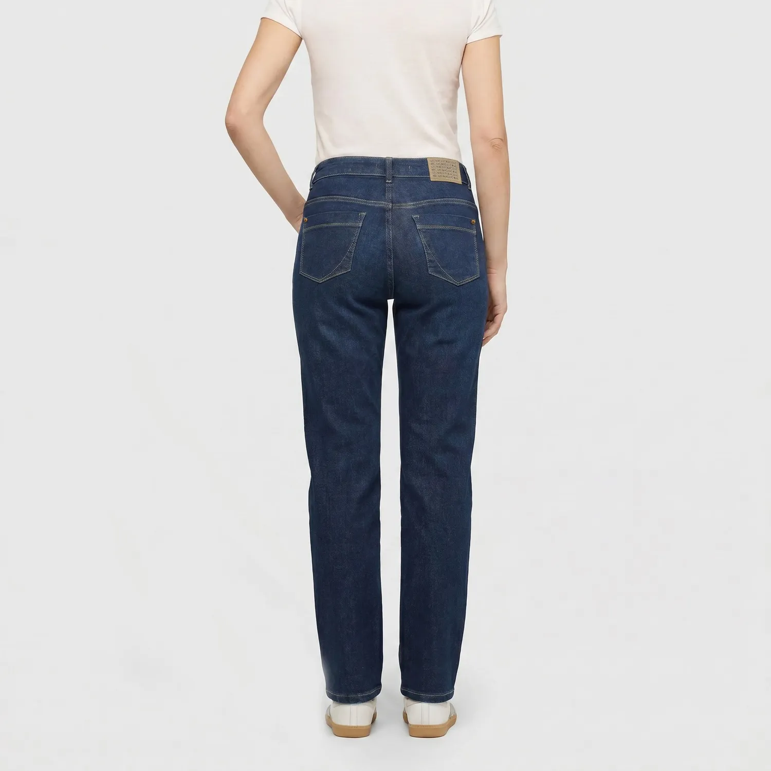 MAC Gracia 5381-90-0387 jeans mørkeblå feminin fit