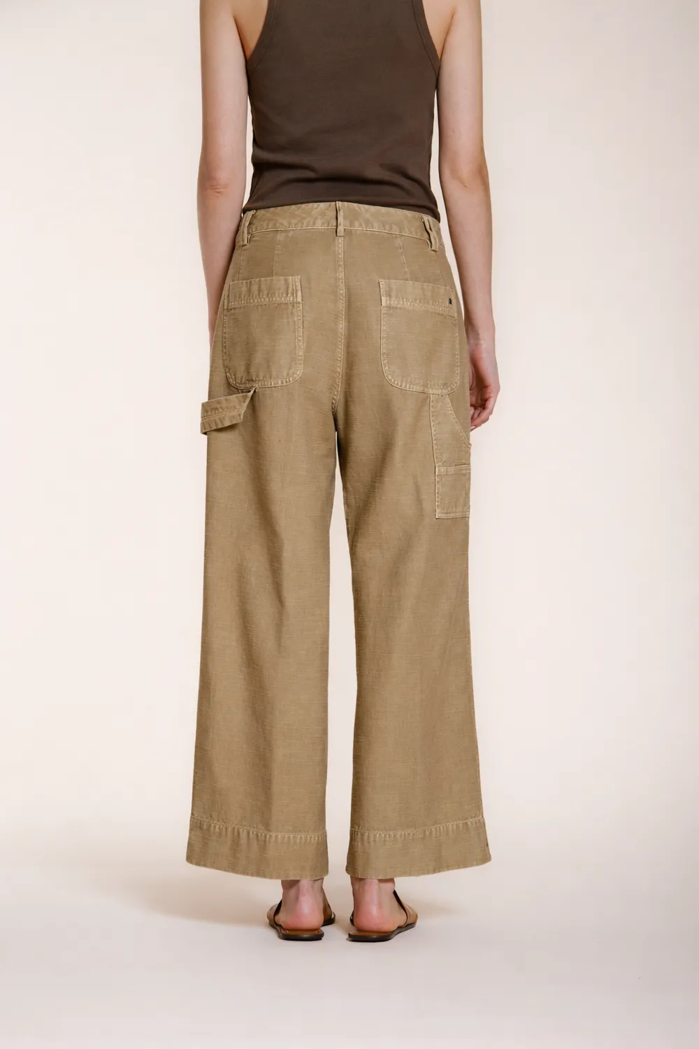 Mason's Dallas Wide cargobukser beige straight