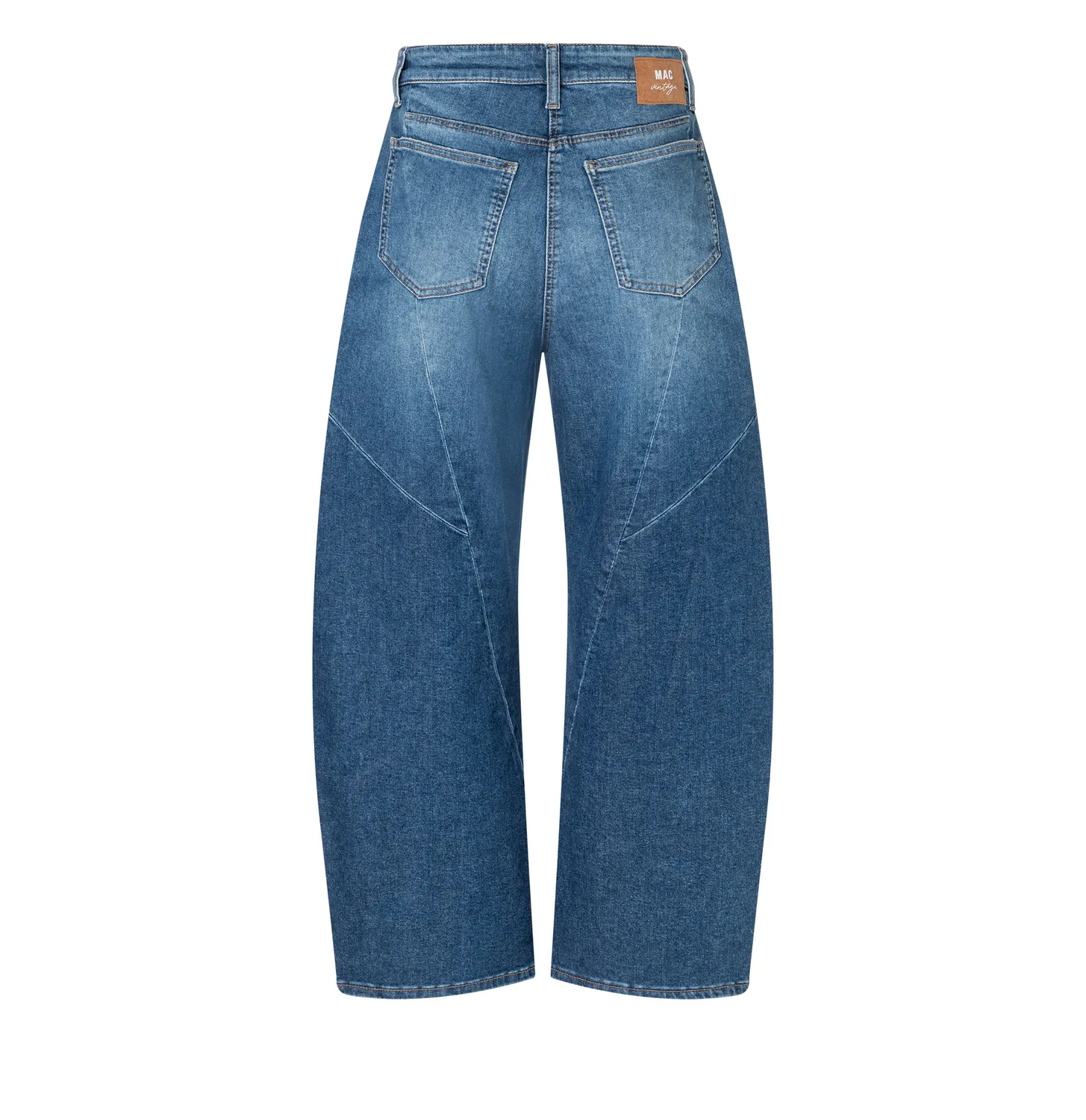 MAC DAKOTA Barrel jeans mellemblå Barrel Fit