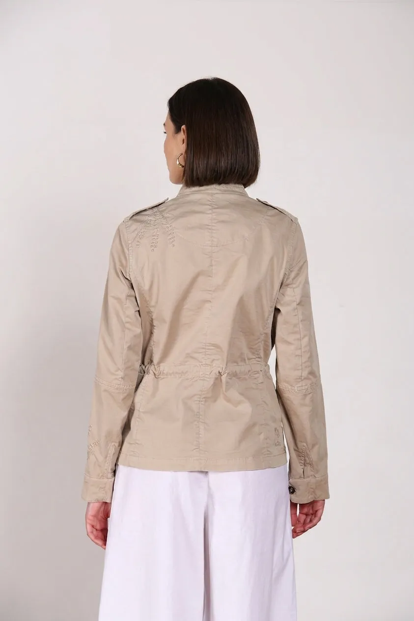 Mason's Eva jakke beige blomsterbroderi