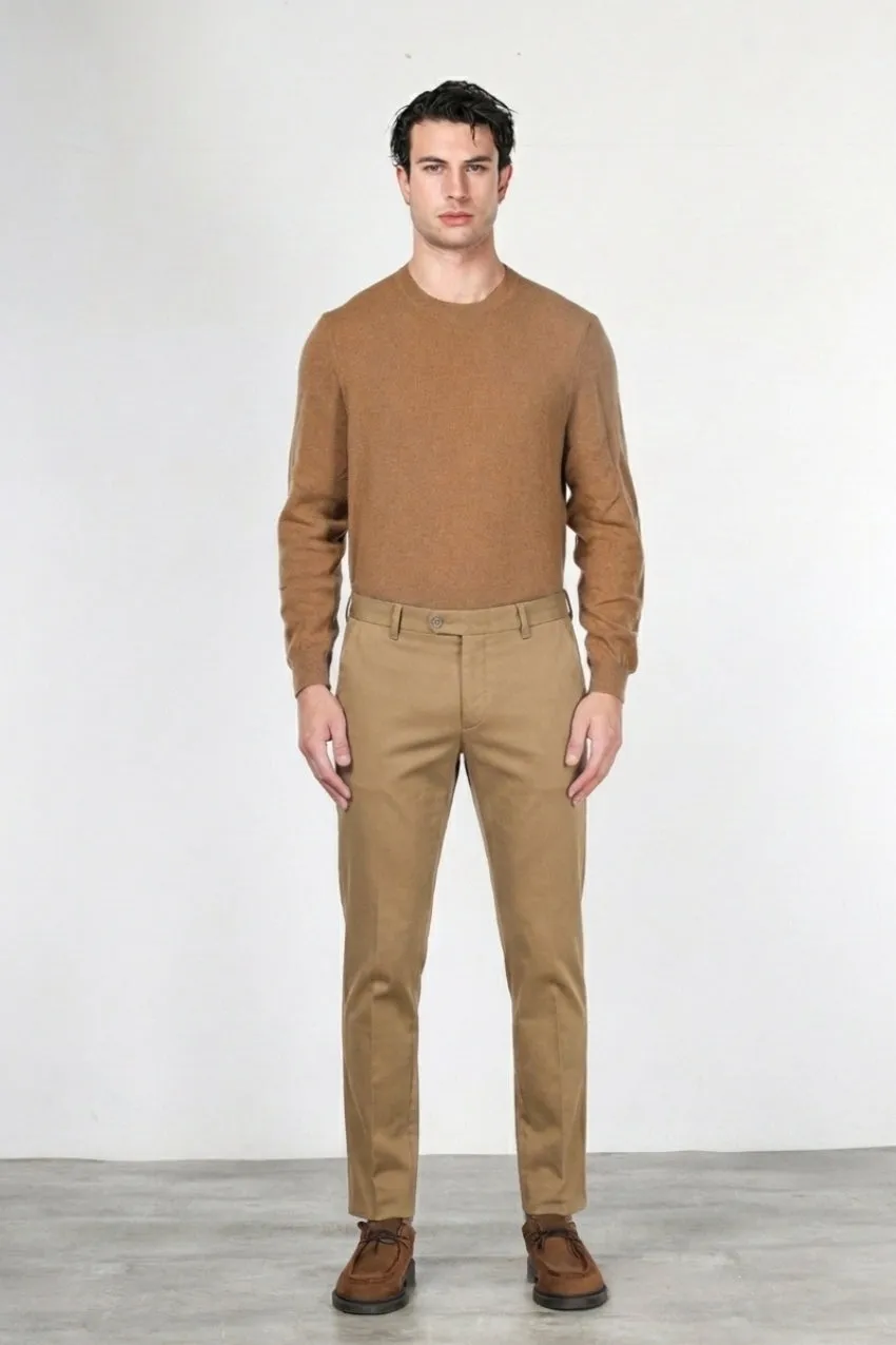 Mason's Torino Flex chinos slim mørk beige