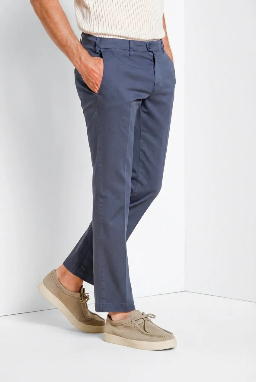 Mason's New York chinobukser lyseblå regular fit