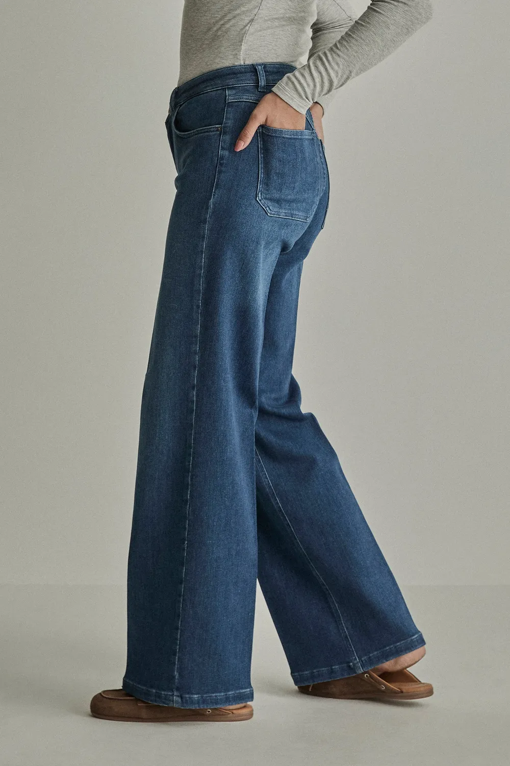 Para Mi Mira jeans Washed Night høj talje