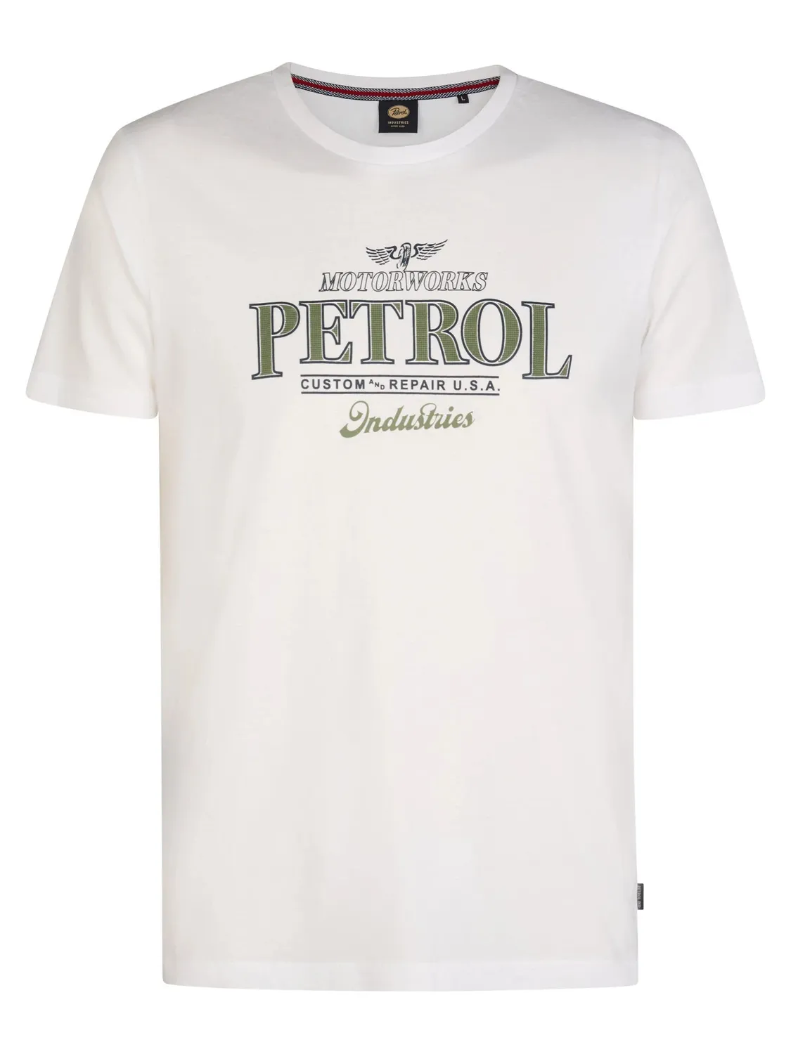 Petrol Industries Astro T-shirt Bright White i bomuld