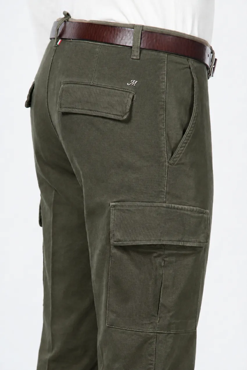 Mason's Chile cargobukser mørkegrøn regular fit stretch