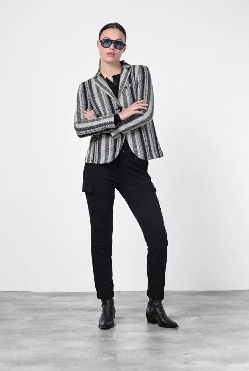 Mason's Chile City cargobukser sort slim fit
