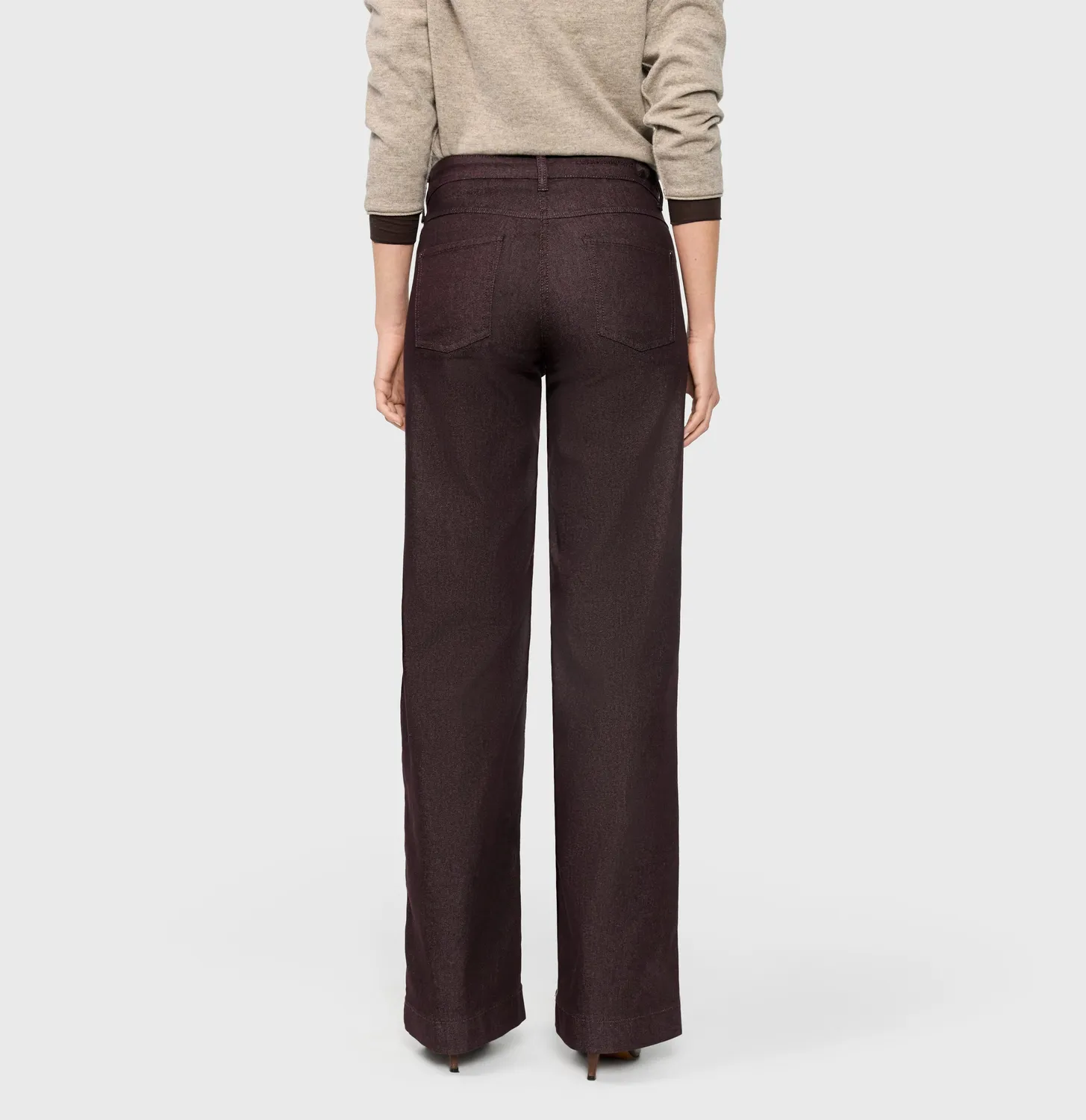 MAC Dream Wide Authentic jeans brun wide fit