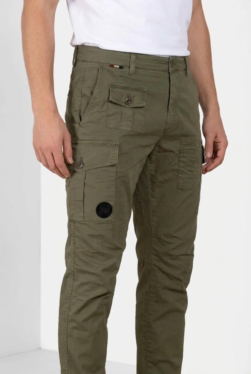 Mason's George Coolpocket cargobukser carrot mørkegrøn