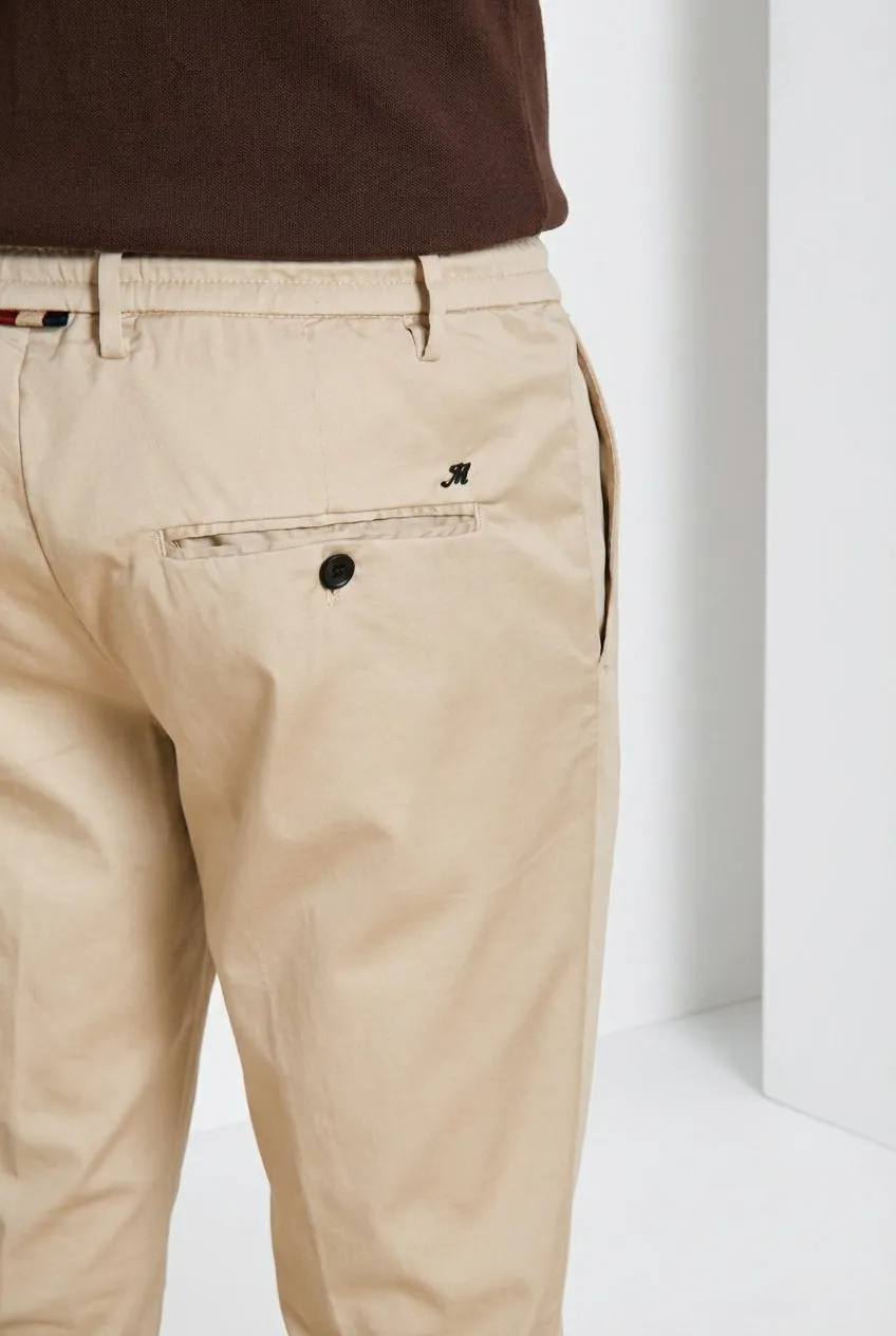 Mason's Milano Jogger Travel chino beige extra slim