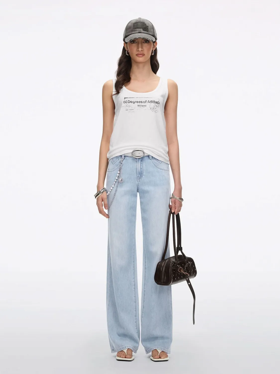 Miss Sixty Bella straight jeans lyseblå 30" stretch