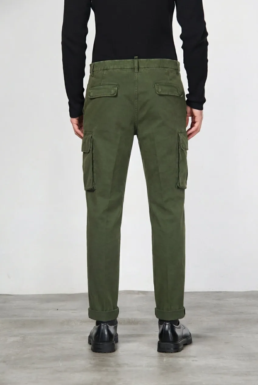 Mason's Chile Carrot cargobukser grøn gabardine bomuld