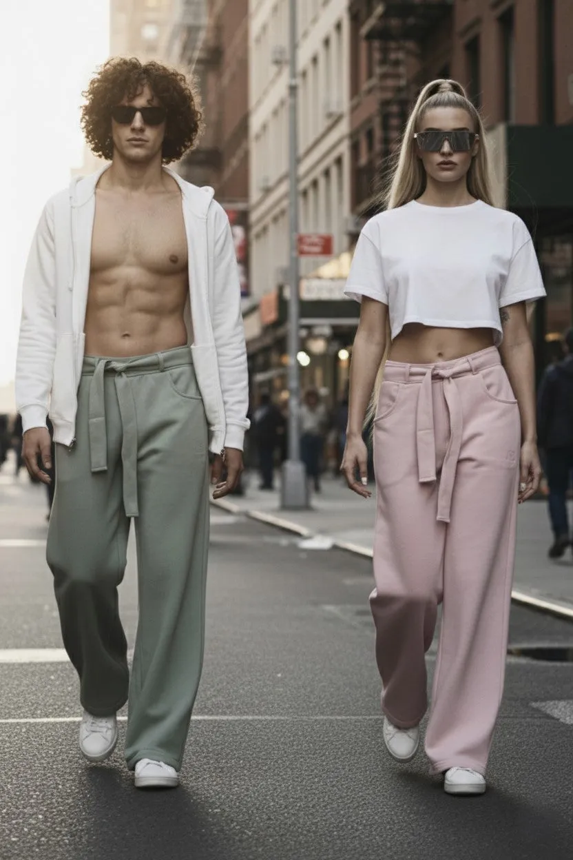Organsk Studio Trouser bukser mørkegrå stretch relaxed fit