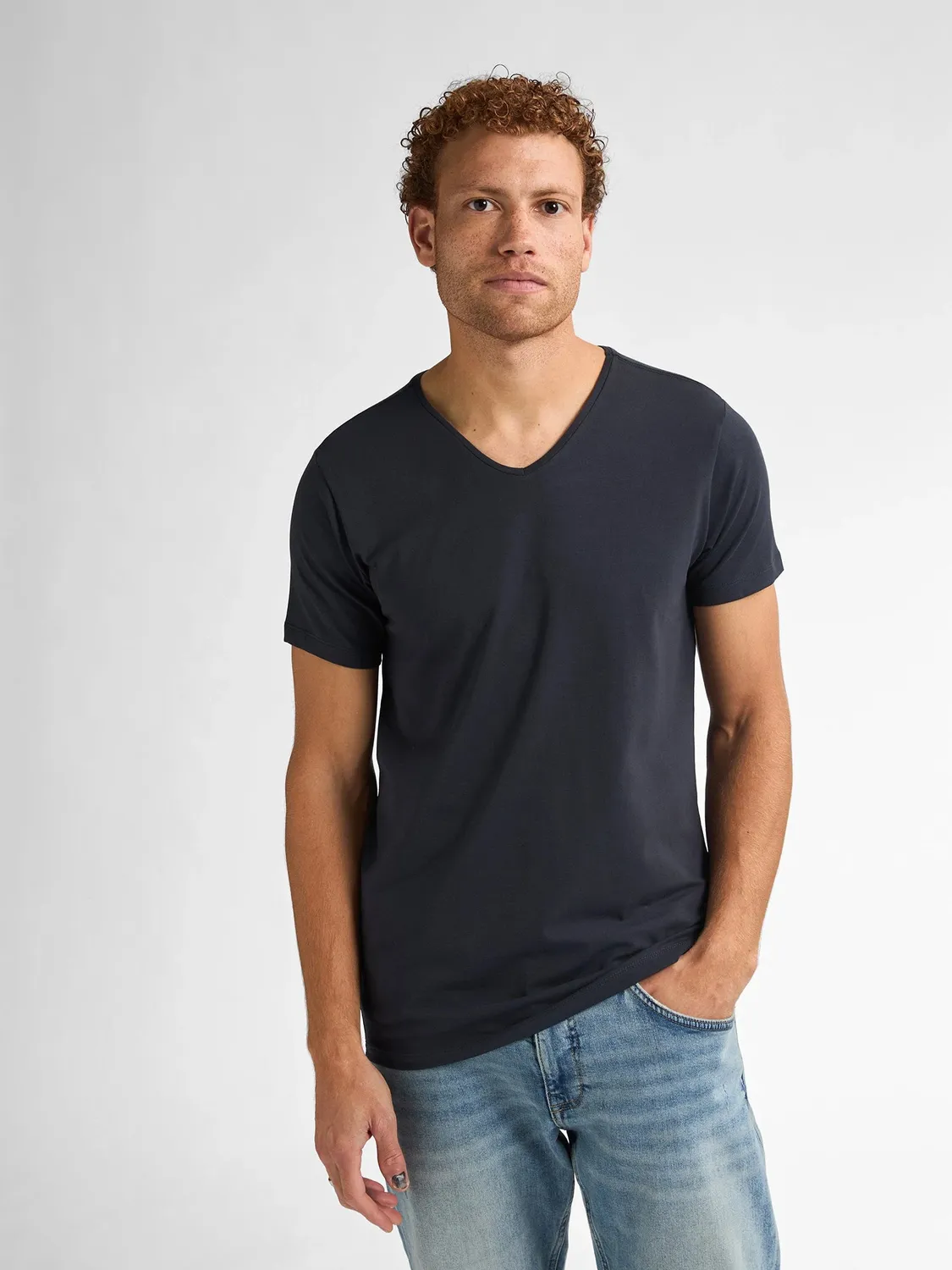Petrol Industries V-hals t-shirt 2-pack bomuld