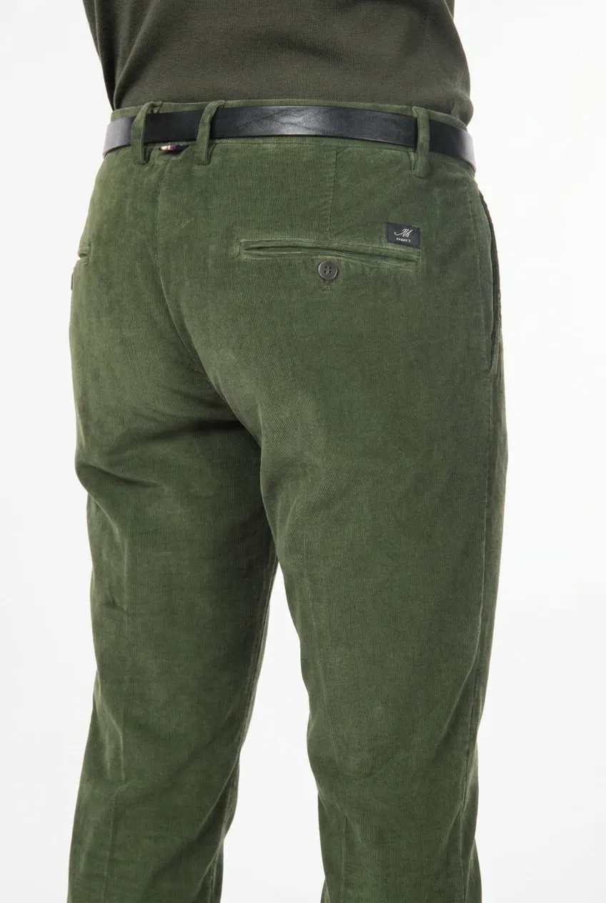 Mason's Torino chino bukser slim fit skovgrøn fløjl