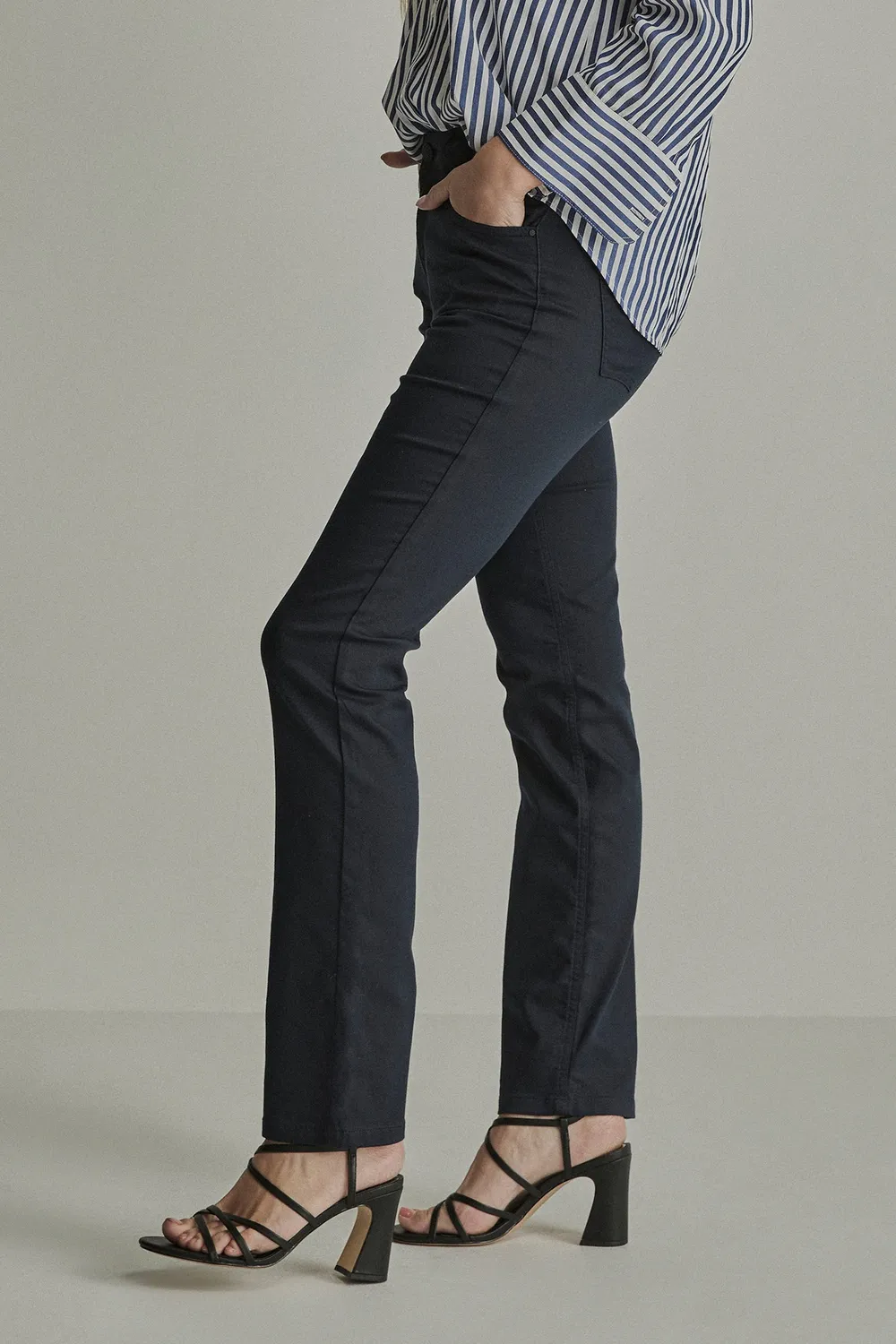 Para Mi Angie bukser Black powerstretch slim
