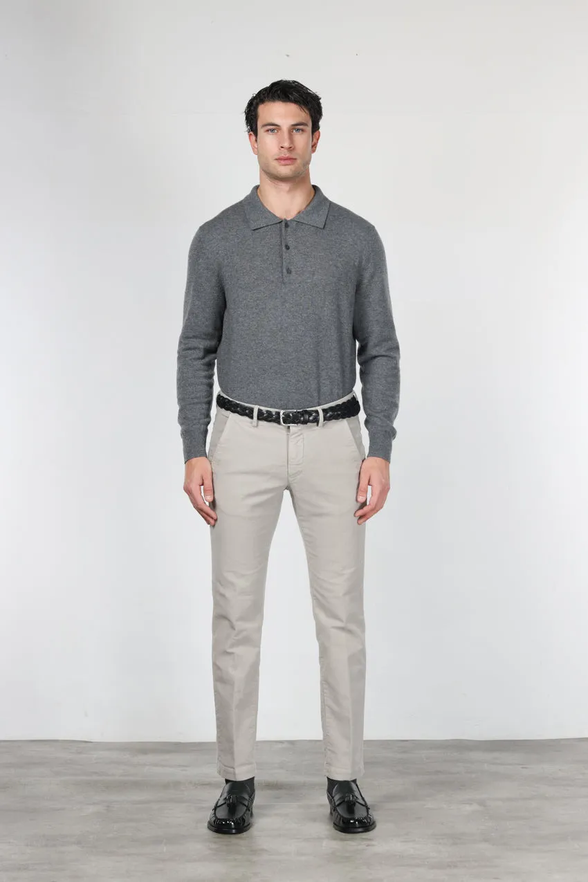 Mason's Torino chino fløjlsbukser grå slim fit