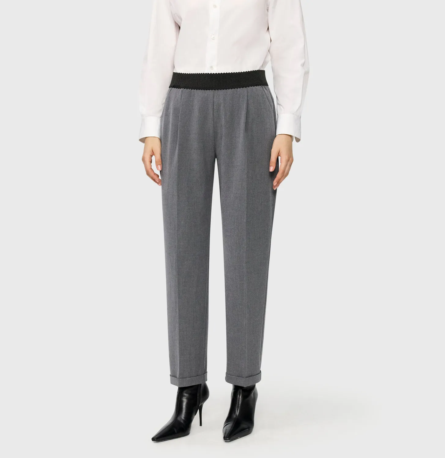 MAC Chino Smart 4615-00-0419L chinos grå relaxed fit