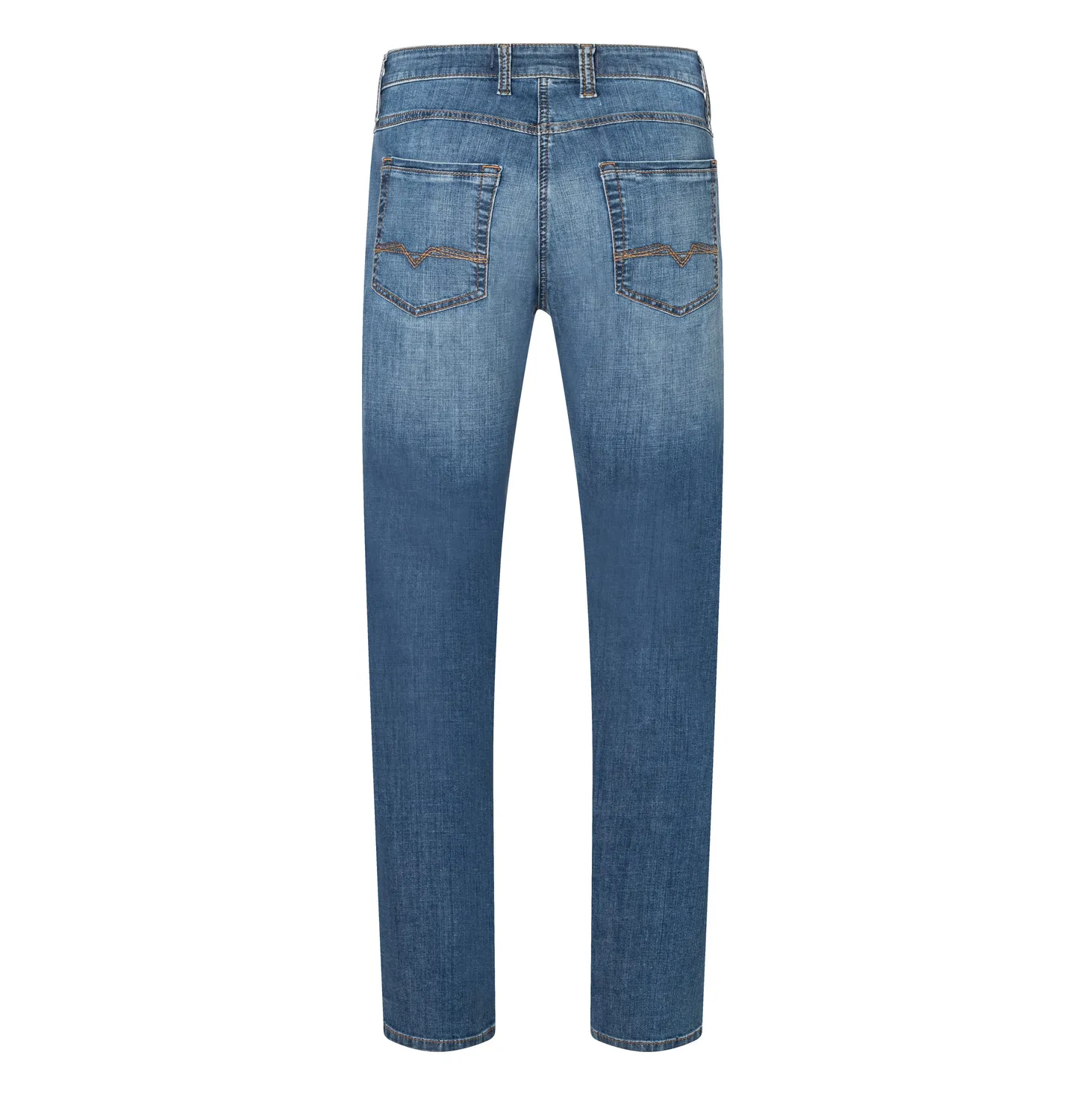 MAC Arne straight jeans mellemblå vintage stretch