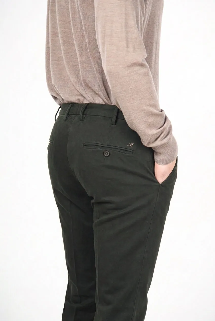 Mason's New York chino bukser mørkegrøn gabardine