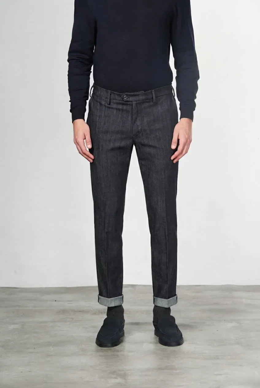 Mason's New York chino bukser navy denim regular
