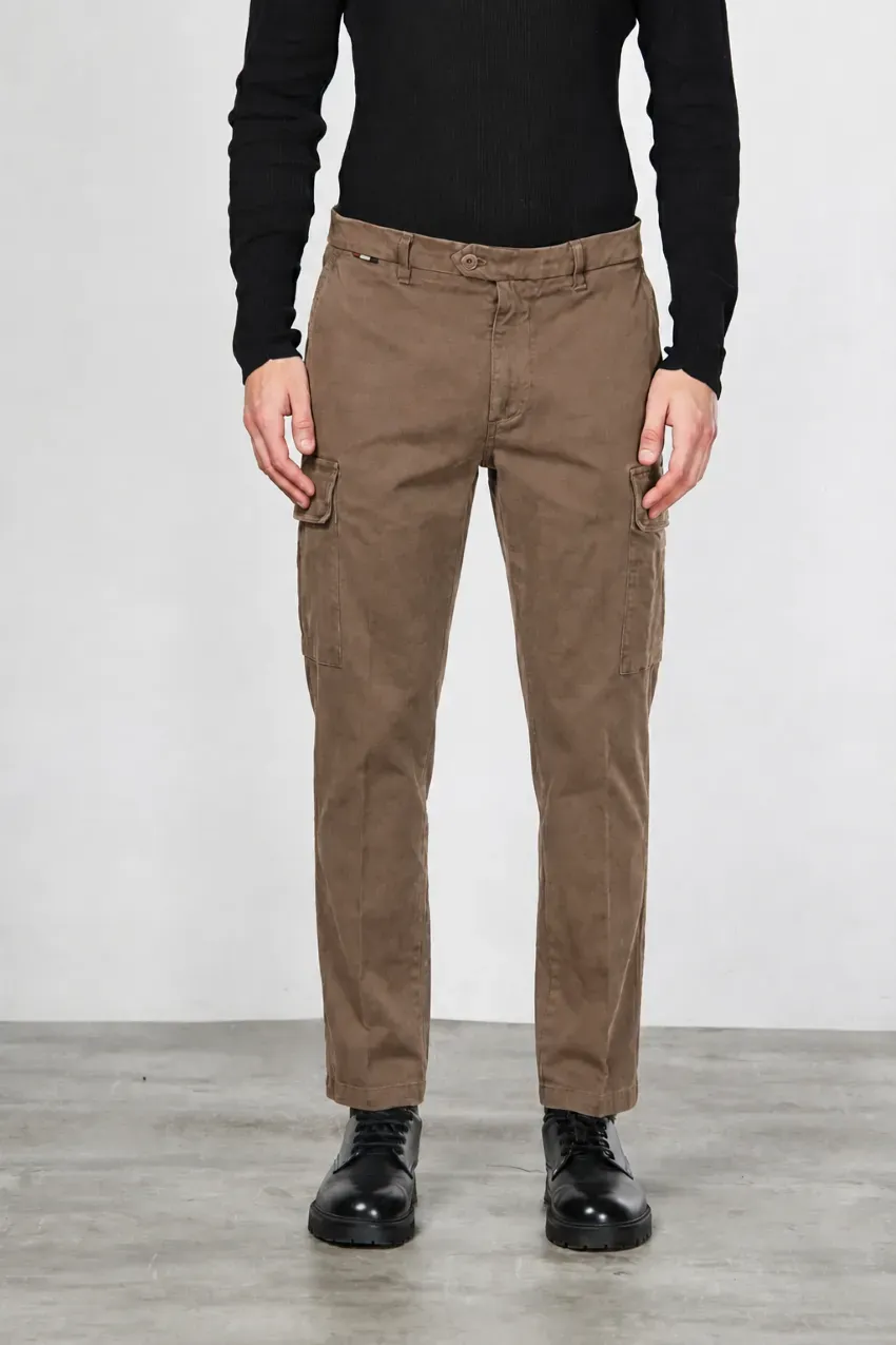 Mason's Chile cargo bukser kakao carrot fit