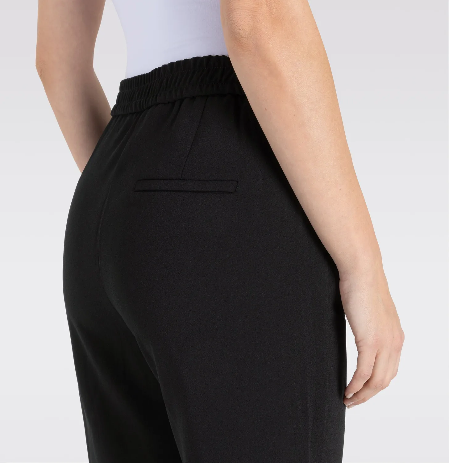 MAC Chiara 2177-00-0231L bukser sort wide leg