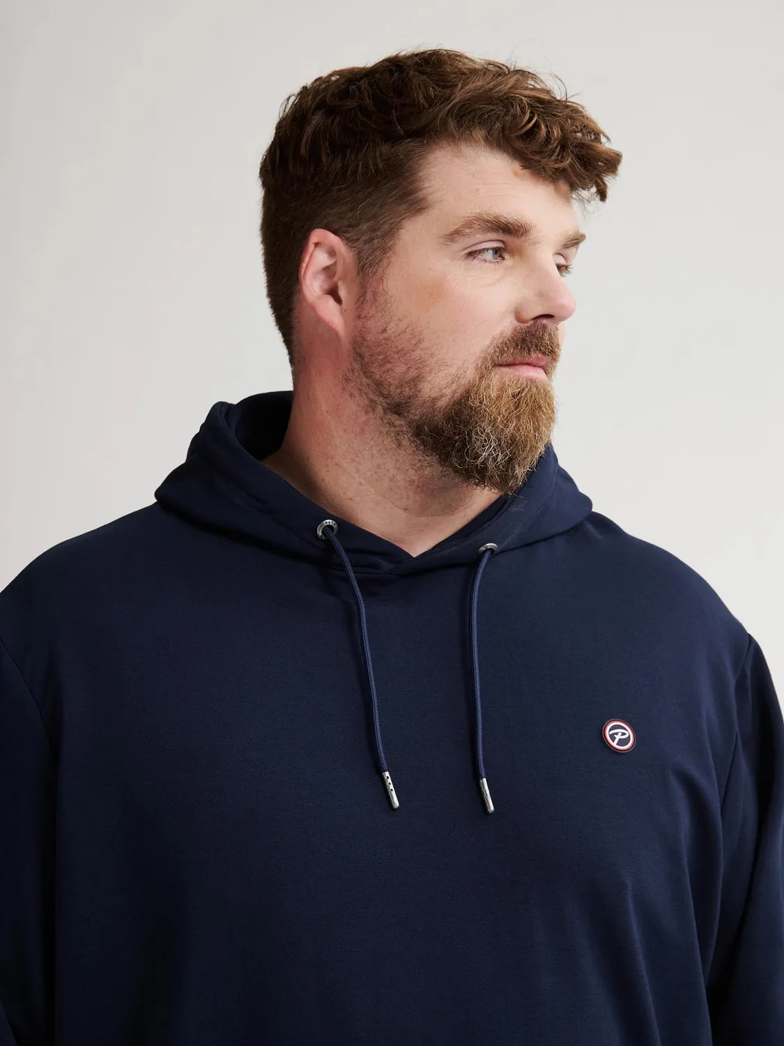 Petrol Industries Greenbay hoodie plus size bomuld