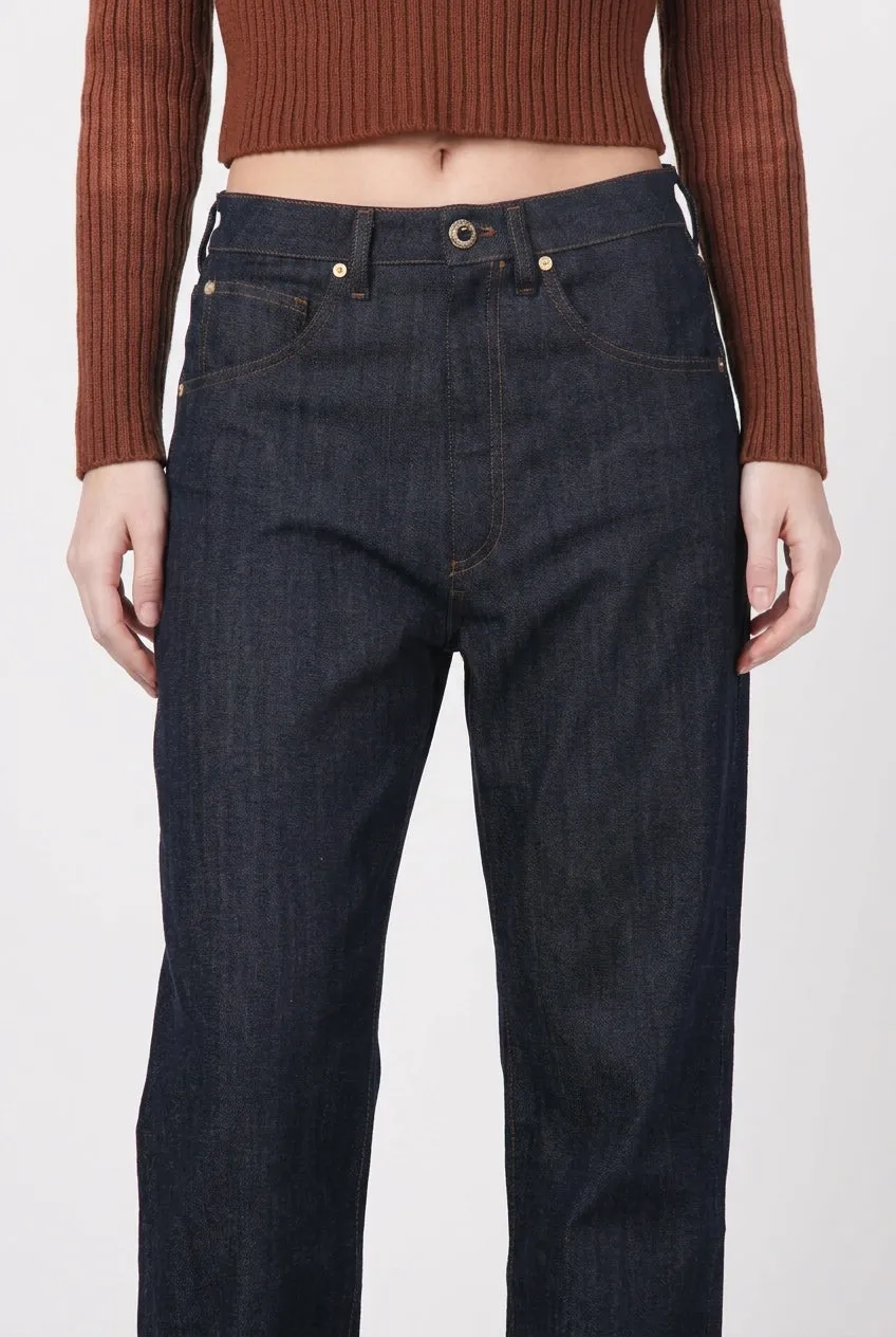 Mason's Vivienne chinobukser navy balloon denim