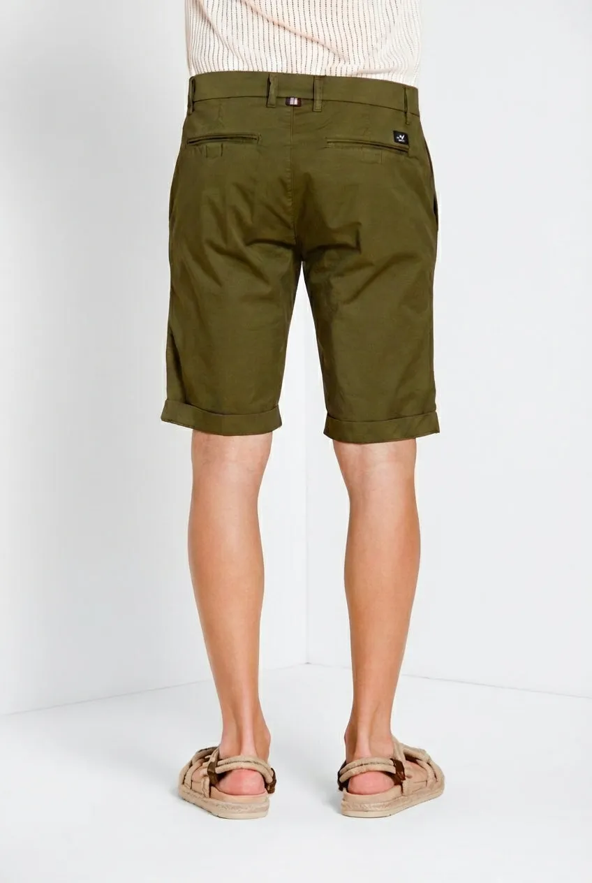Mason's London shorts skovgrøn regular gabardine
