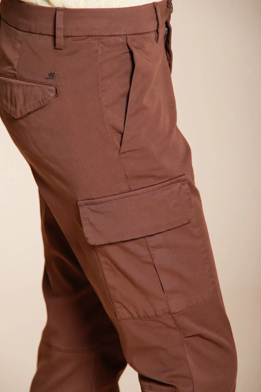 Mason's Chile City cargobukser mørkebrun slim fit