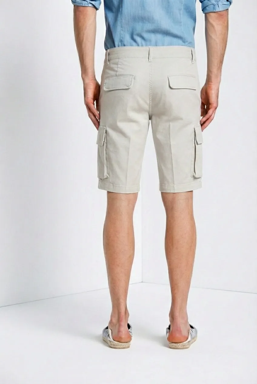 Mason's Chile cargo shorts slim fit lyseblå