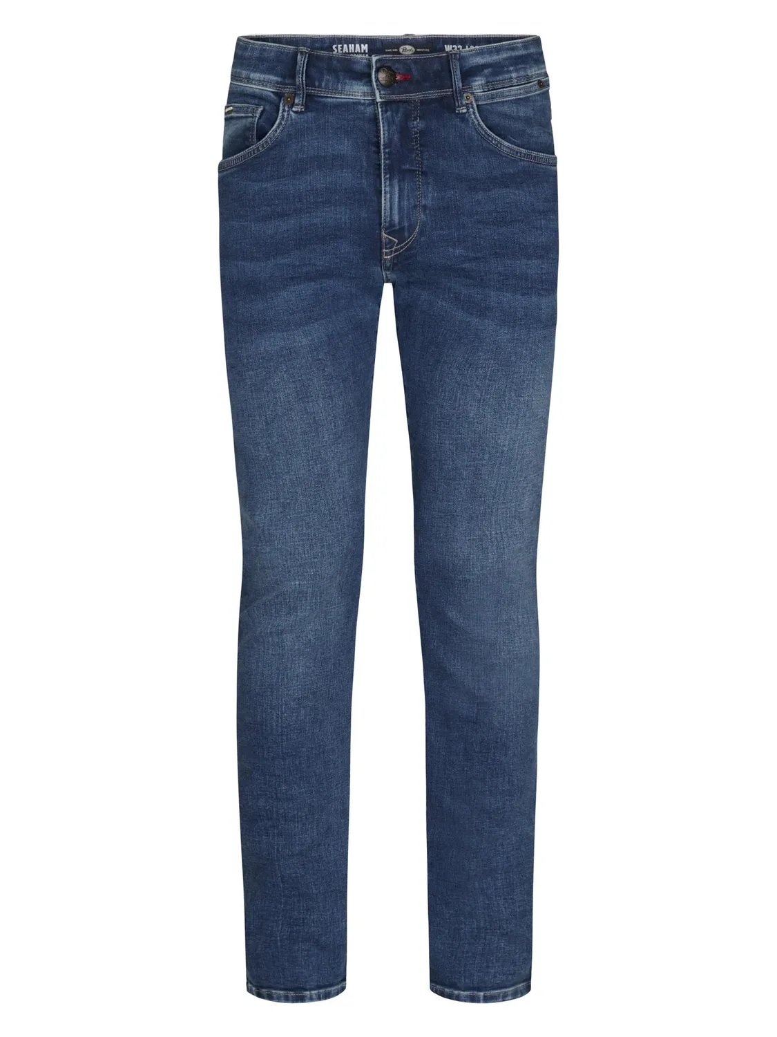 Petrol Industries Seaham Classic Slim Fit jeans medium blue stretch