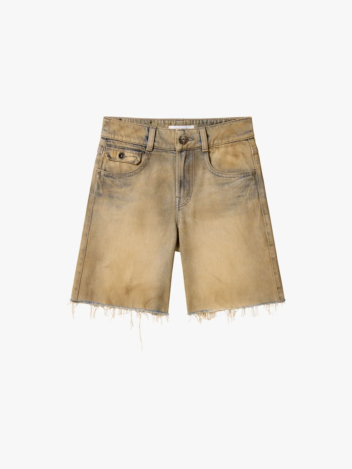 Miss Sixty Distressed Denim shorts blå lav talje
