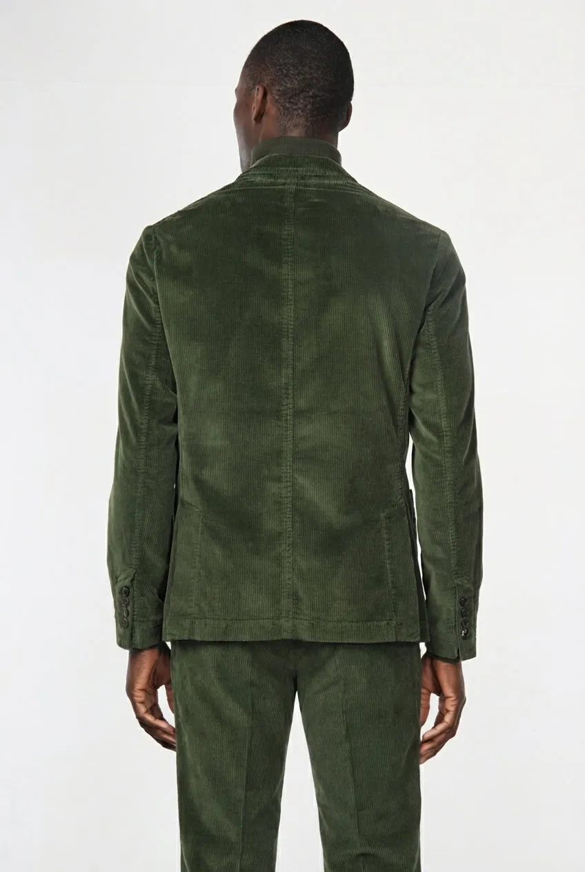 Mason's Tiziano velourblazer skovgrøn regular