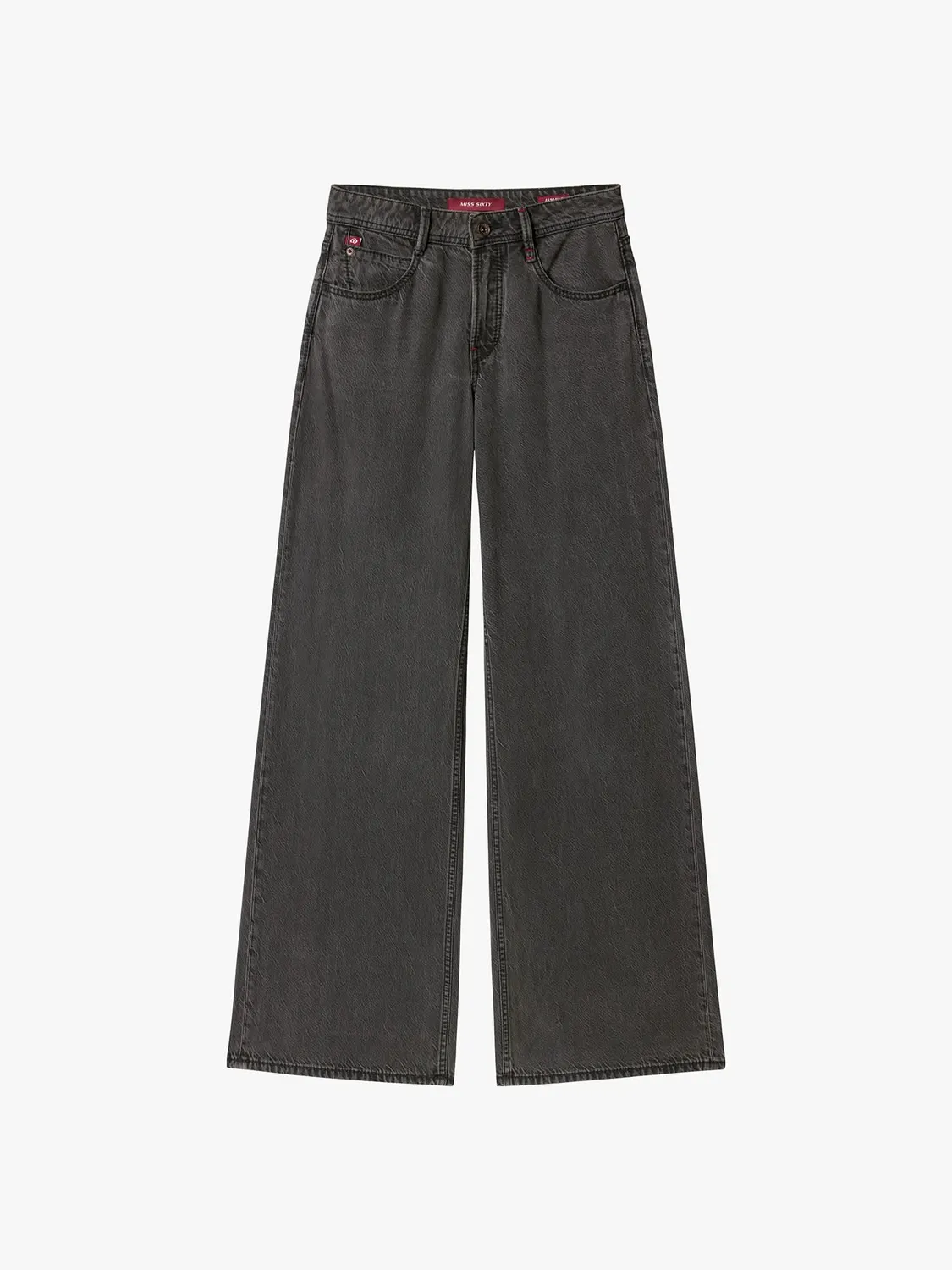 Miss Sixty Jasmine relaxed wide leg jeans black fog